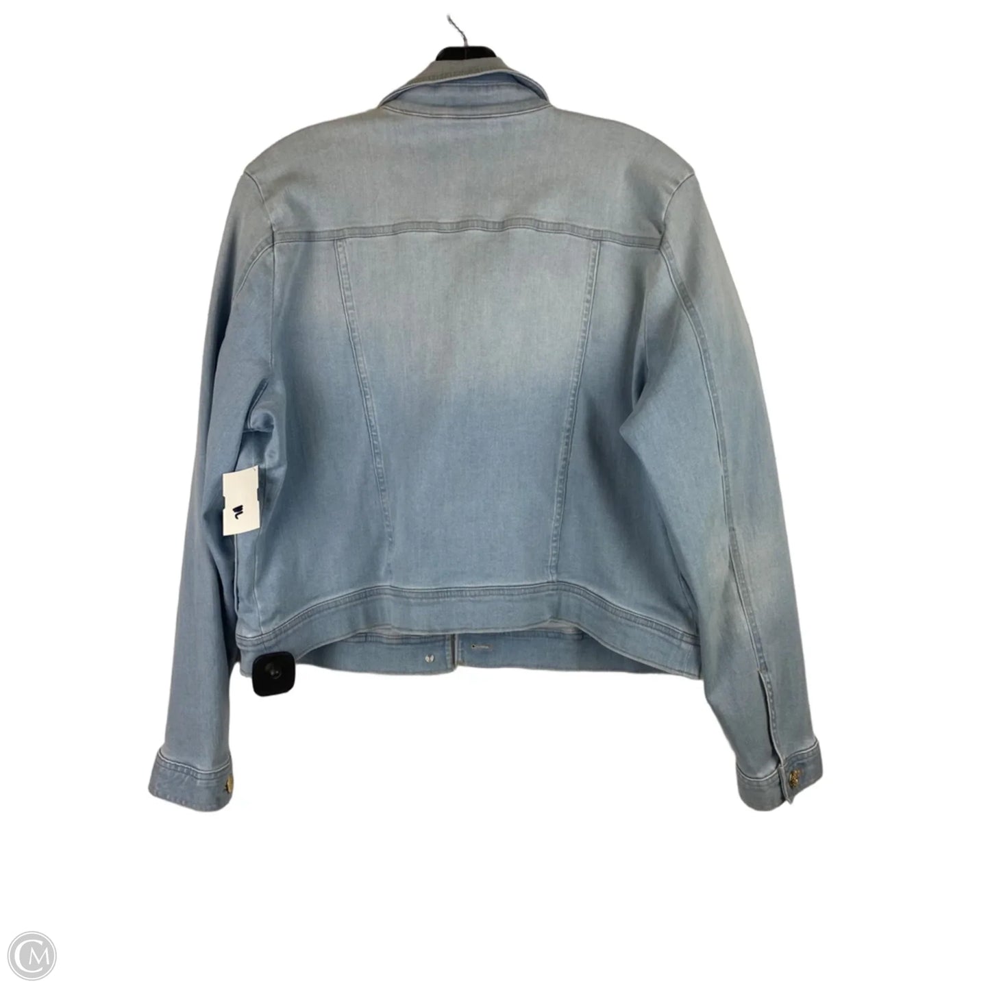 Jacket Denim By Spartina In Blue Denim, Size: L