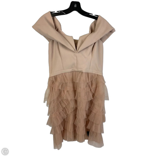 Dress Party Short By Bcbgmaxazria In Pink, Size: 12