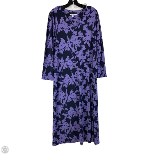 Dress Casual Maxi By Chicos In Purple, Size: M