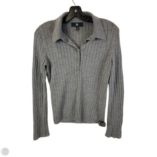 Top Long Sleeve By Banana Republic In Grey, Size: S