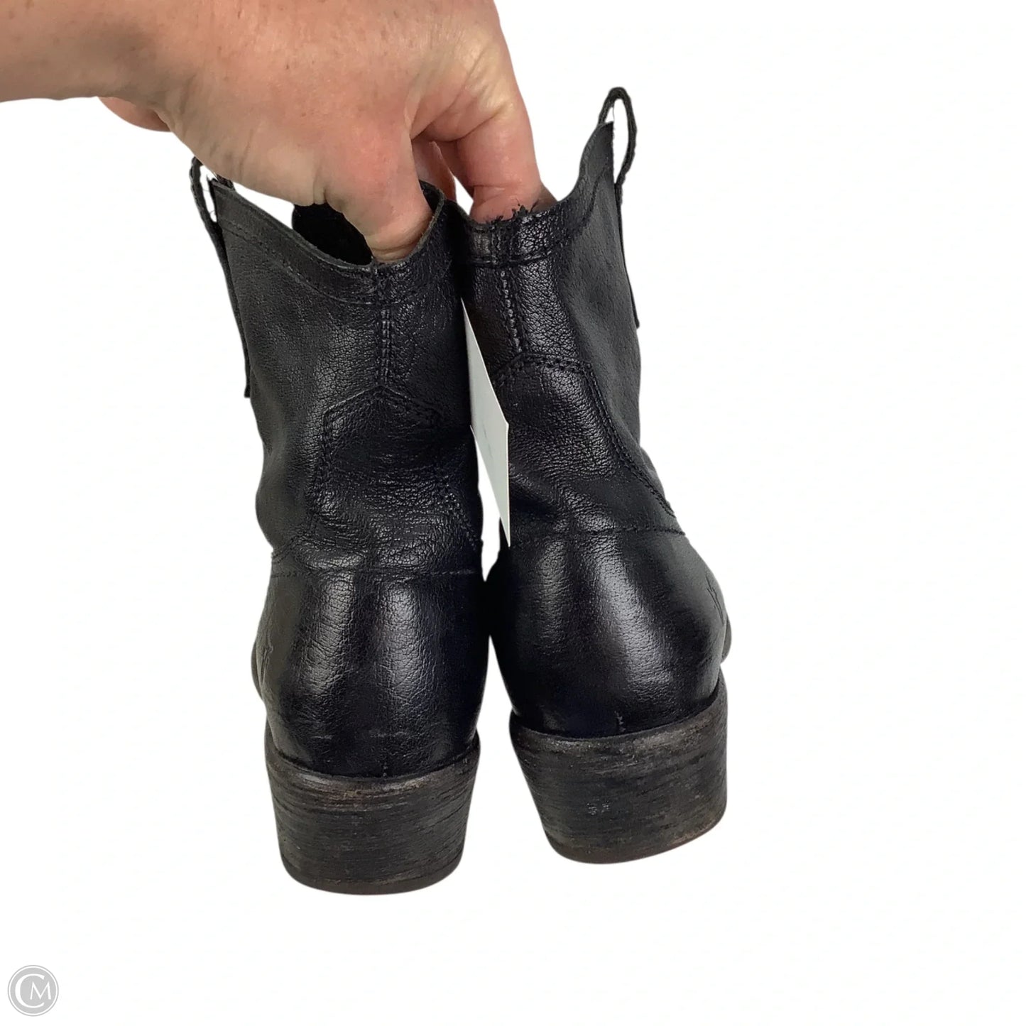 Boots Designer By Frye In Black, Size: 10