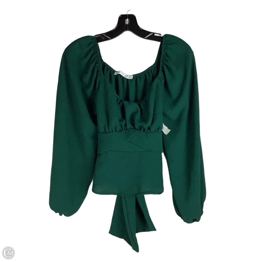 Top Long Sleeve By Altard State In Green, Size: S