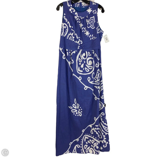 Dress Casual Maxi By Cmc In Blue, Size: L