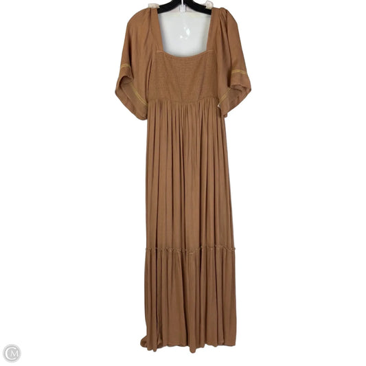 Dress Casual Maxi By Listicle In Tan, Size: S