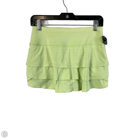 Athletic Skirt By Athleta In Green, Size: Xs