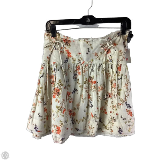 Skirt Mini & Short By Anthropologie In Cream, Size: 12