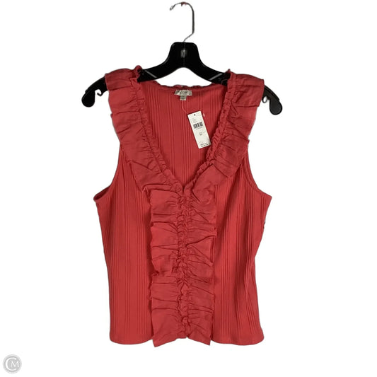Top Sleeveless By Pilcro In Pink, Size: Xl