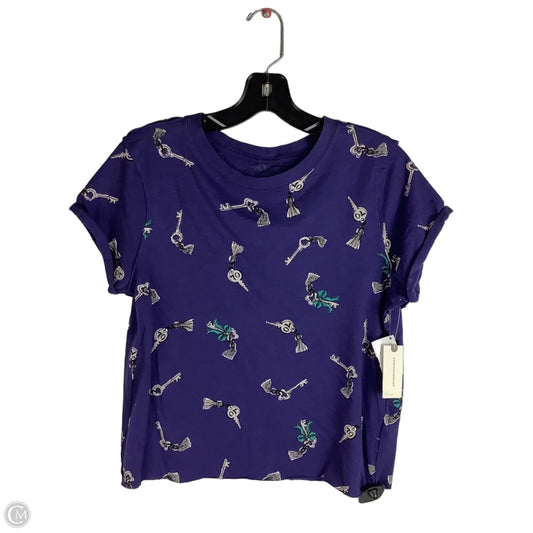 Top Short Sleeve By Maeve In Purple, Size: Xs