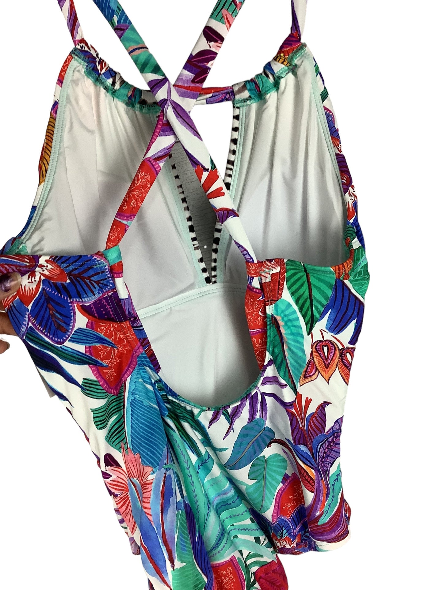 Multi-colored Swimsuit Clothes Mentor, Size 4