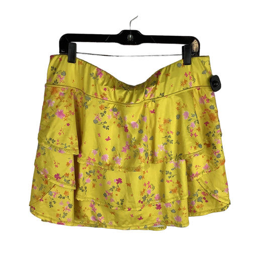 Yellow Athletic Skirt Ideology, Size 1x