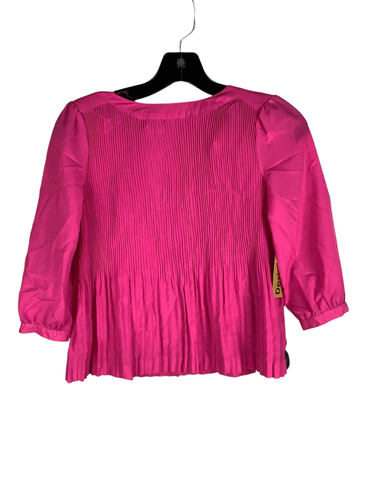 Pink Top Long Sleeve Designer Ted Baker, Size S