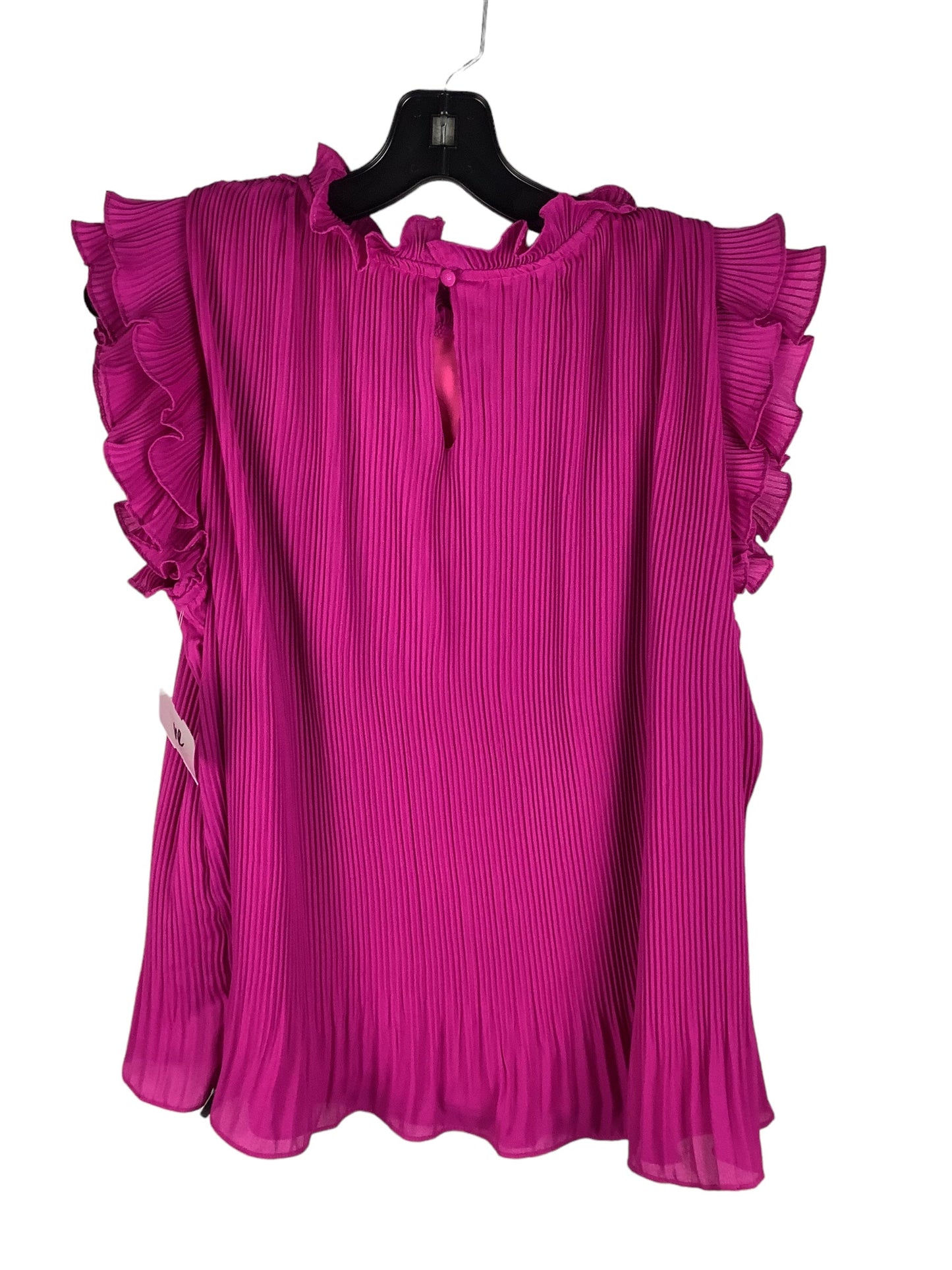 Pink Top Short Sleeve Tcec, Size L