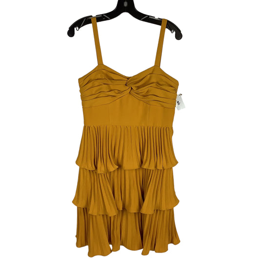 Yellow Dress Party Short Gianni Bini, Size 4