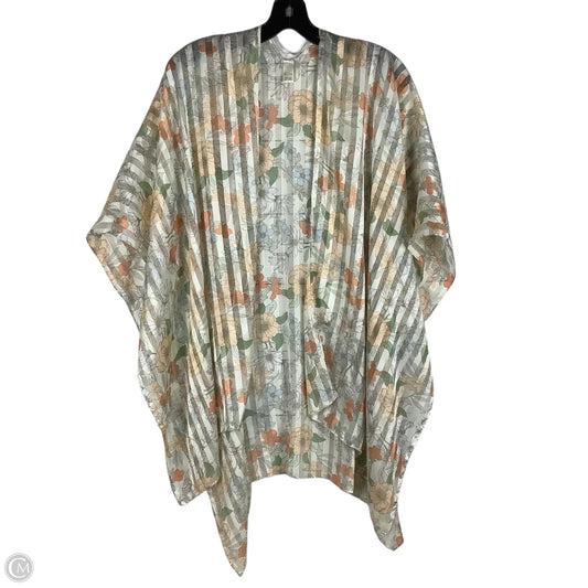 Kimono By Cato In Floral Print, Size: Osfm