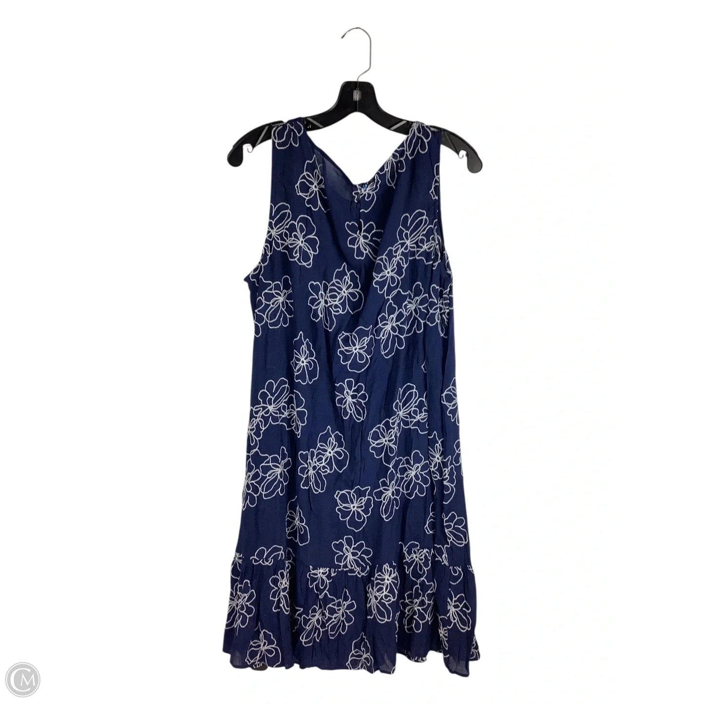 Dress Casual Midi By Agb In Navy, Size: Xl