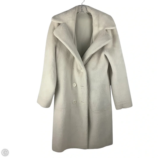 Reversible Jacket Faux Fur & Sherpa By Lamarque In Cream, Size: S