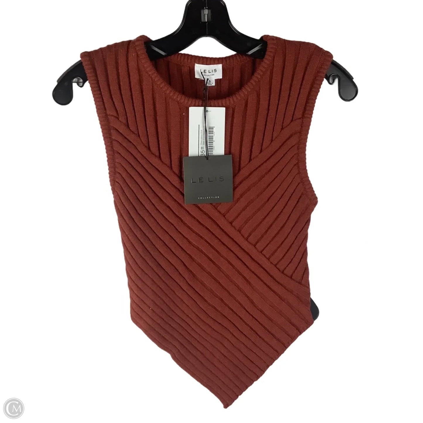 Top Sleeveless By Le Lis In Orange, Size: S