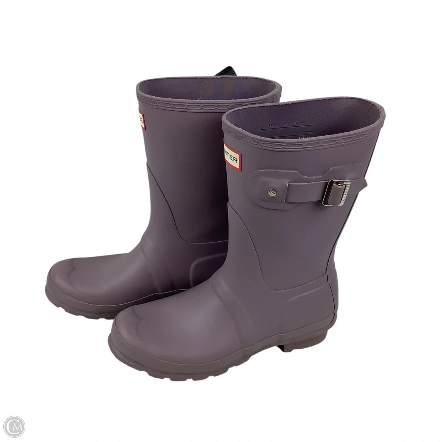 Boots Rain By Hunter In Purple, Size: 7