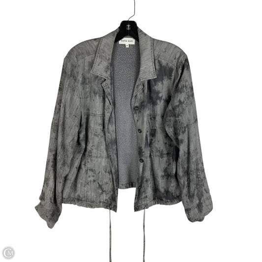 Jacket Shirt By Bella Dahl In Grey, Size: M