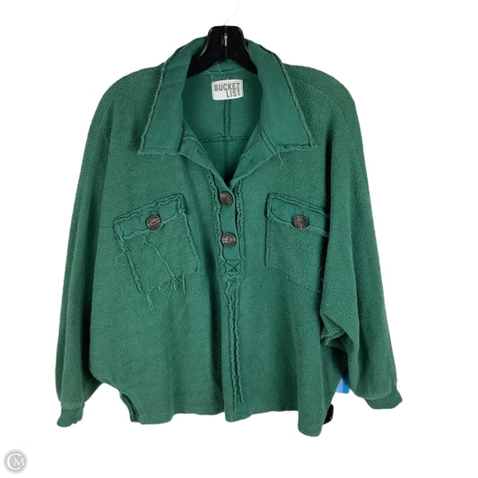 Sweater By Bucketlist In Green, Size: M