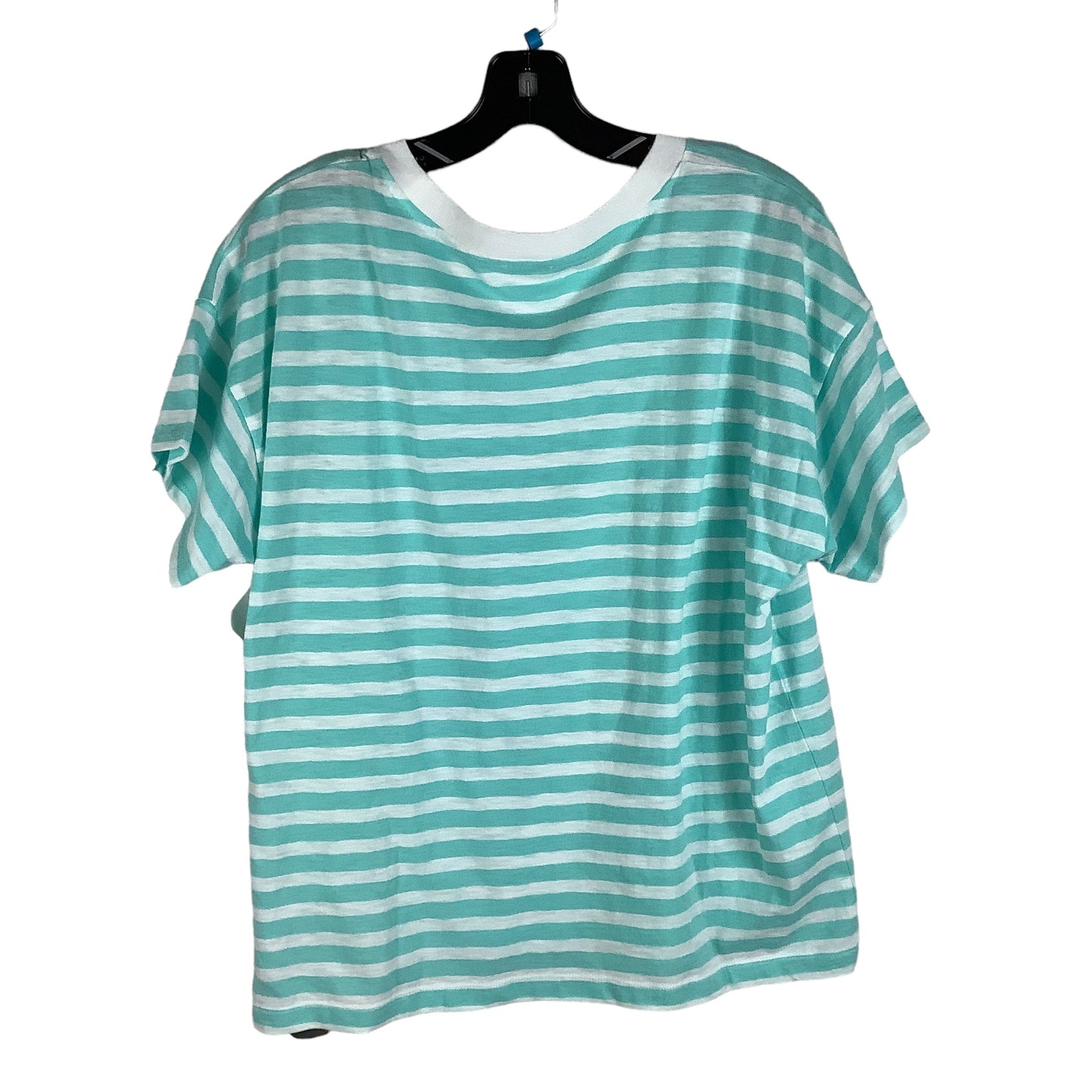 Striped Pattern Top Short Sleeve J. Crew, Size L