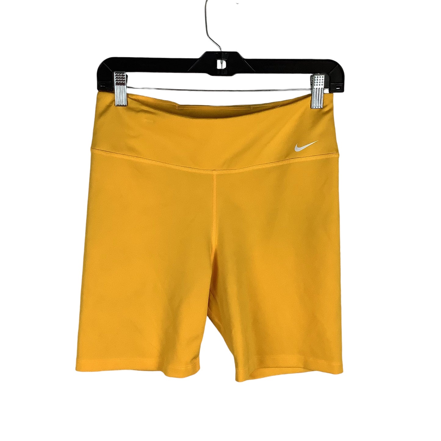 Athletic Shorts By Nike In Yellow, Size: L