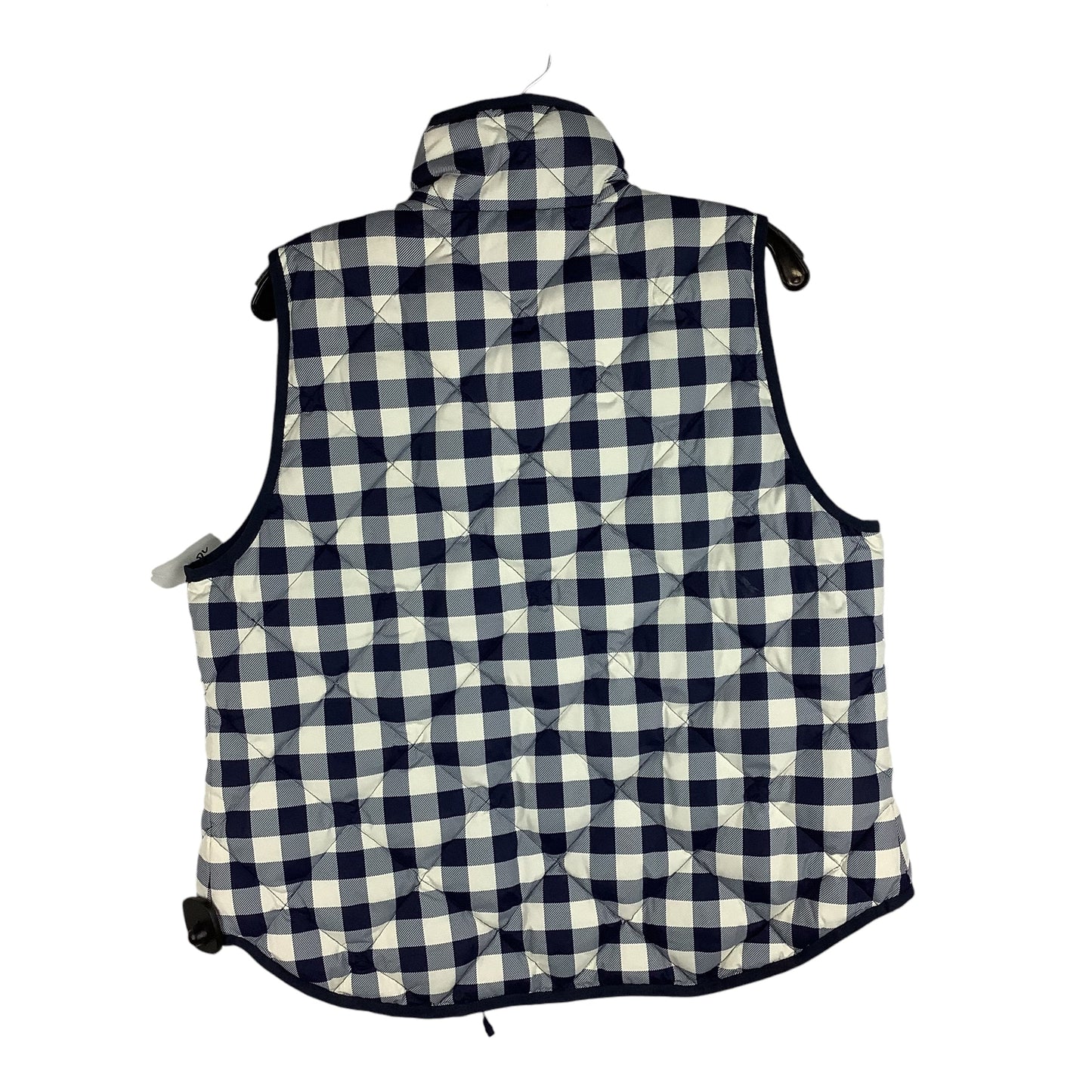 Vest Puffer & Quilted By J. Crew In Checkered Pattern, Size: L