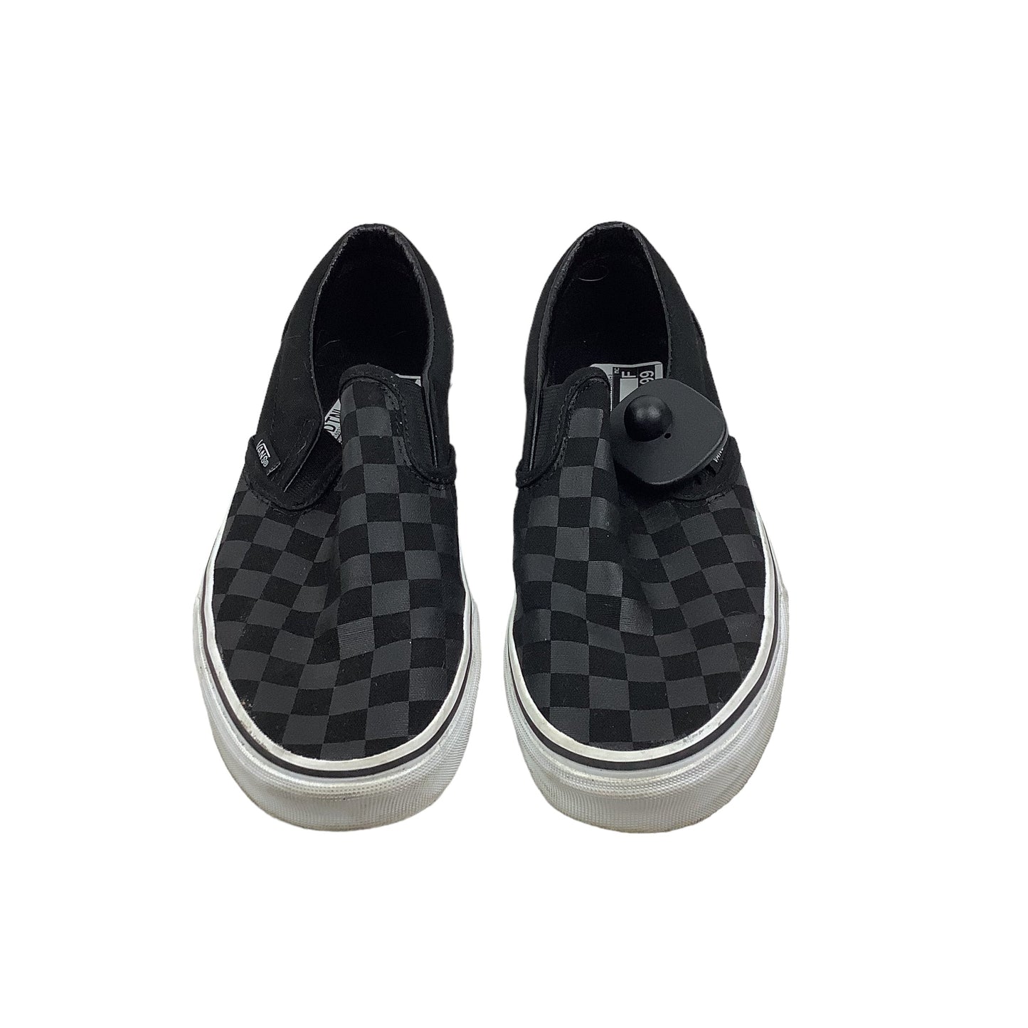 Black Shoes Flats Vans, Size 8.5