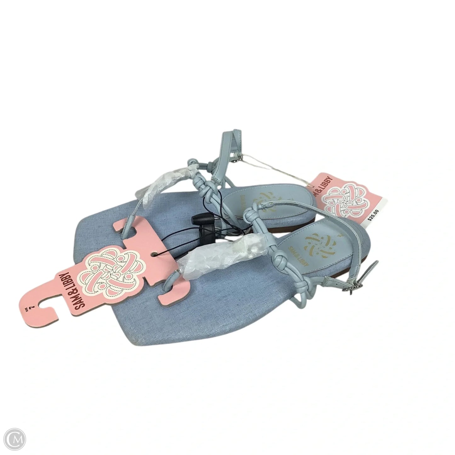 Sandals Flats By Sam And Libby In Blue, Size: 7