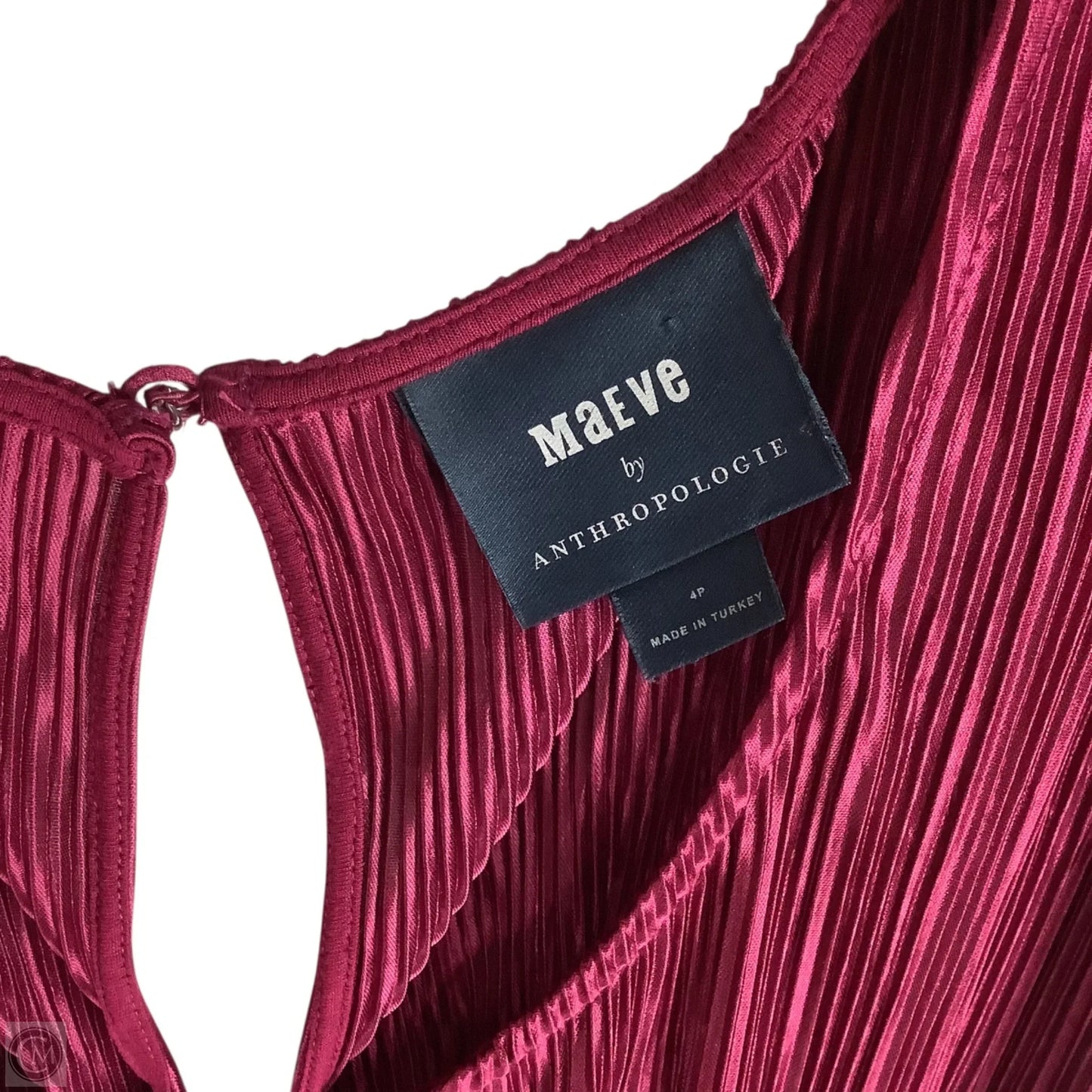 Jumpsuit By Maeve In Maroon, Size: 4 petite