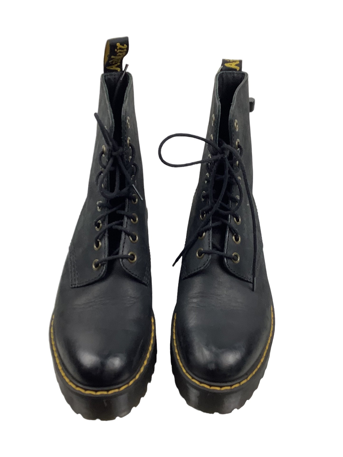 Black Boots Designer Dr Martens, Size 7