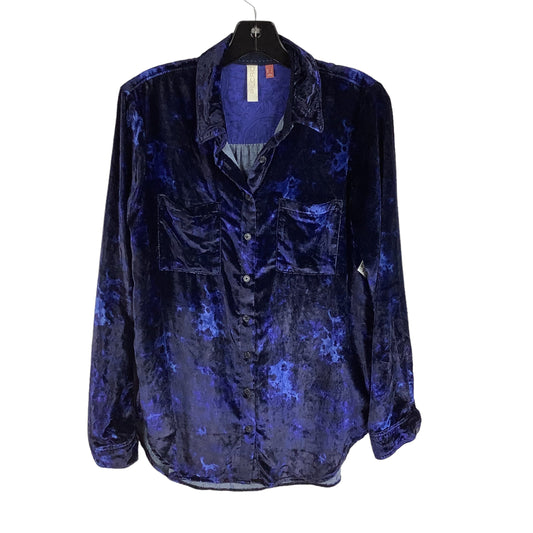 Top Long Sleeve By Pilcro In Blue, Size: 2