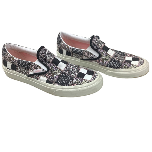 Shoes Flats By Vans In Floral Print, Size: 10