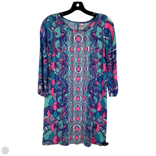 Dress Designer By Lilly Pulitzer In Blue & Pink, Size: Xs