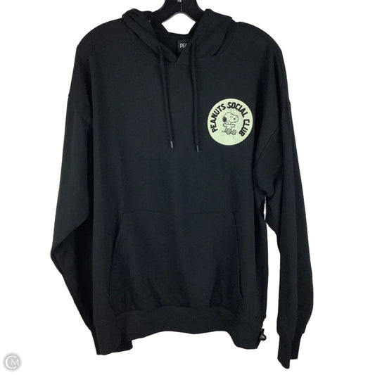 Sweatshirt Hoodie By Clothes Mentor In Black, Size: Xl