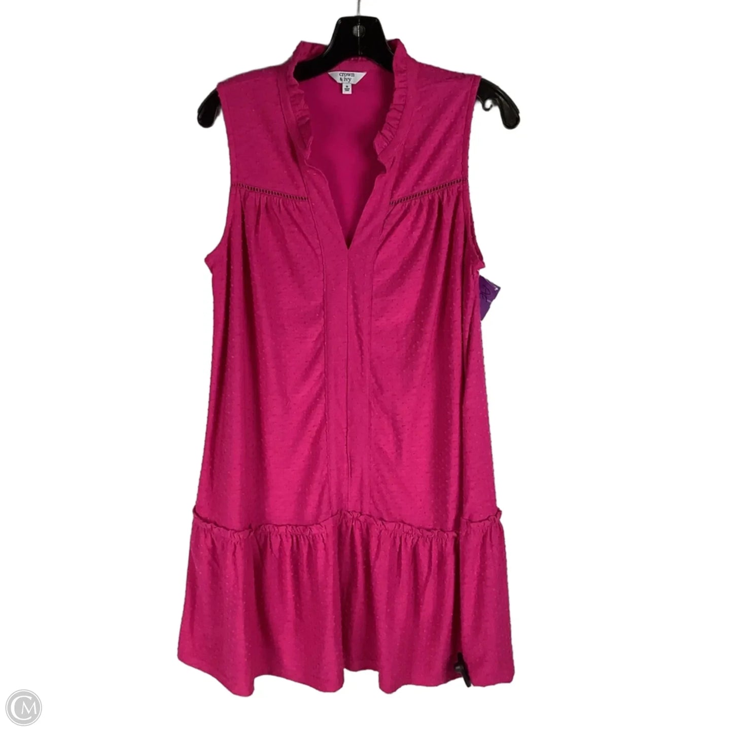 Dress Casual Midi By Crown And Ivy In Pink, Size: M