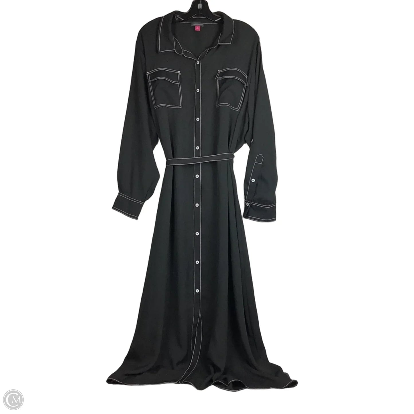 Dress Party Long By Vince Camuto In Black, Size: 3x