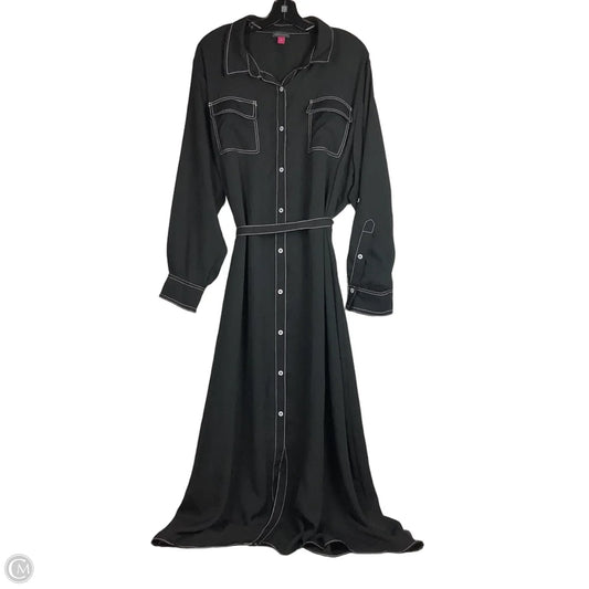 Dress Party Long By Vince Camuto In Black, Size: 3x