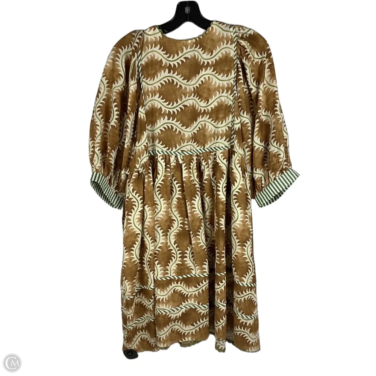 Dress Party Short By Gigio In Brown & Green, Size: S