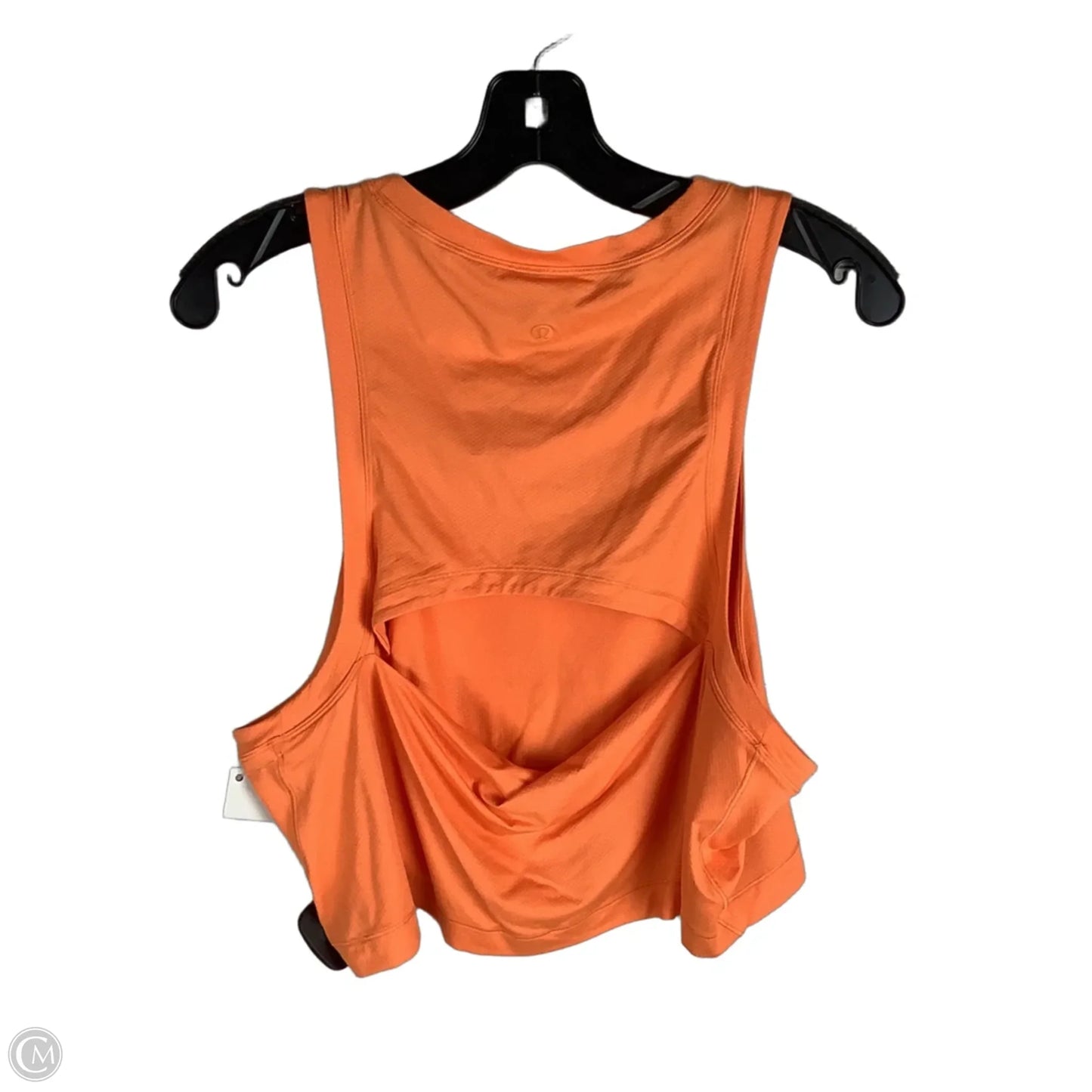 Athletic Tank Top By Lululemon In Orange, Size: Est. 14