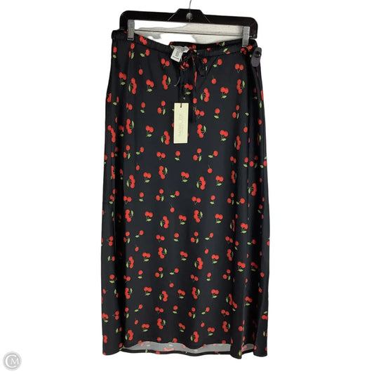 Skirt Maxi By Rachel Zoe In Black & Red, Size: 12
