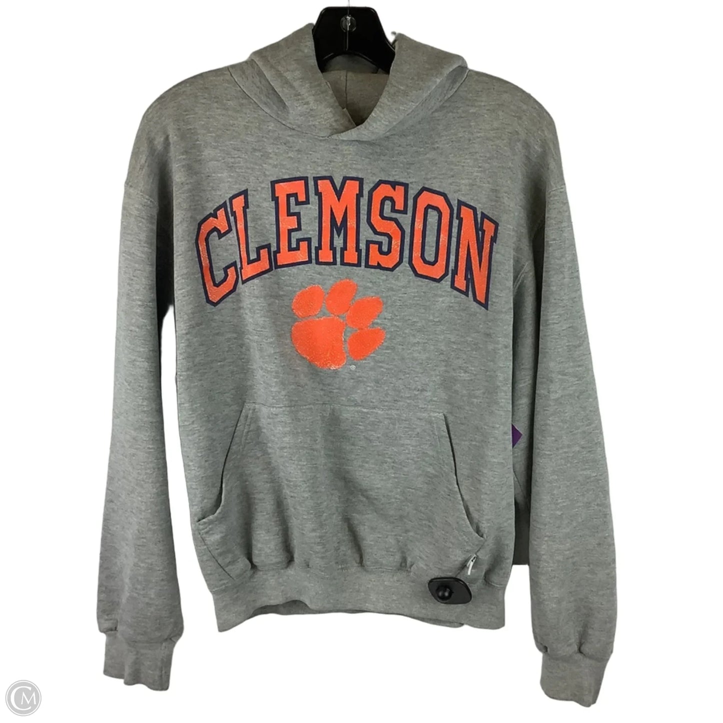 Sweatshirt Hoodie By Russel Athletic In Grey, Size: S