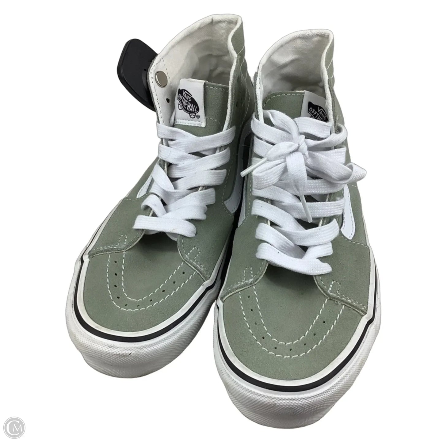 Shoes Sneakers By Vans In Green, Size: 9