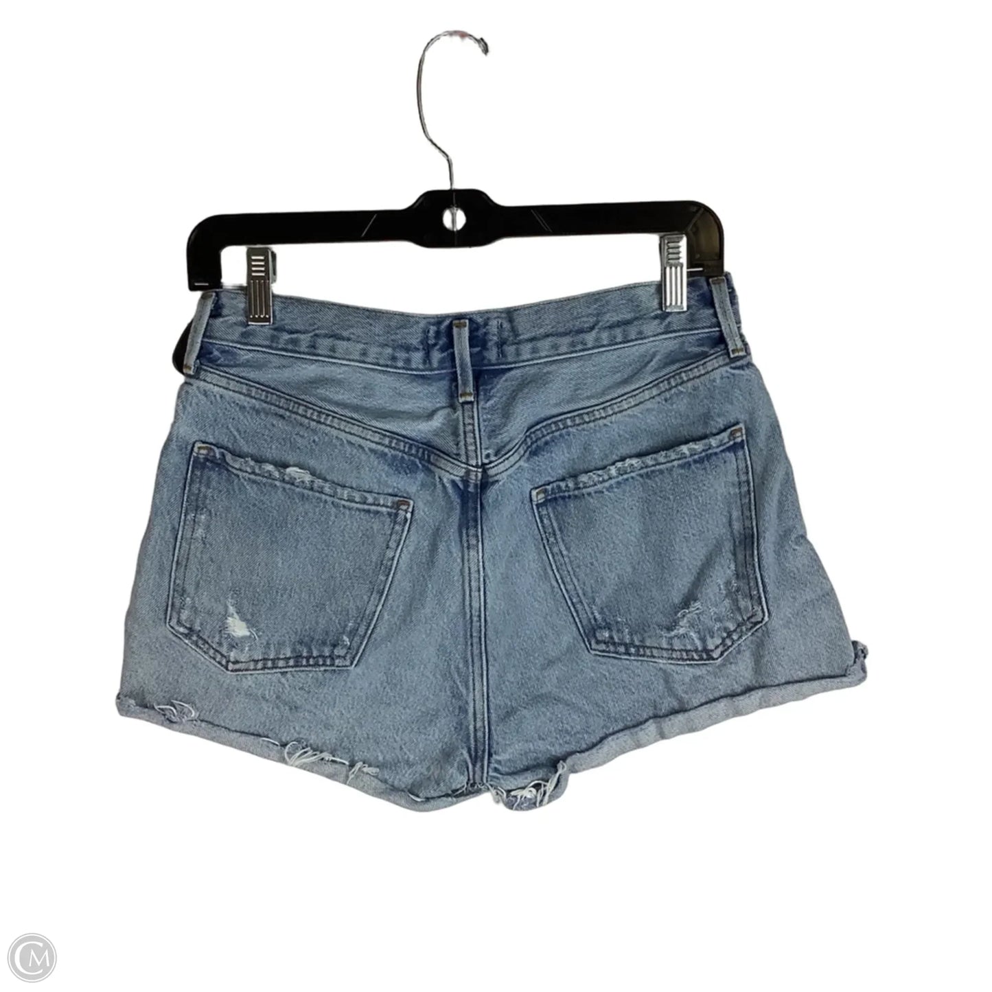 Shorts By Agolde In Blue Denim, Size: 28