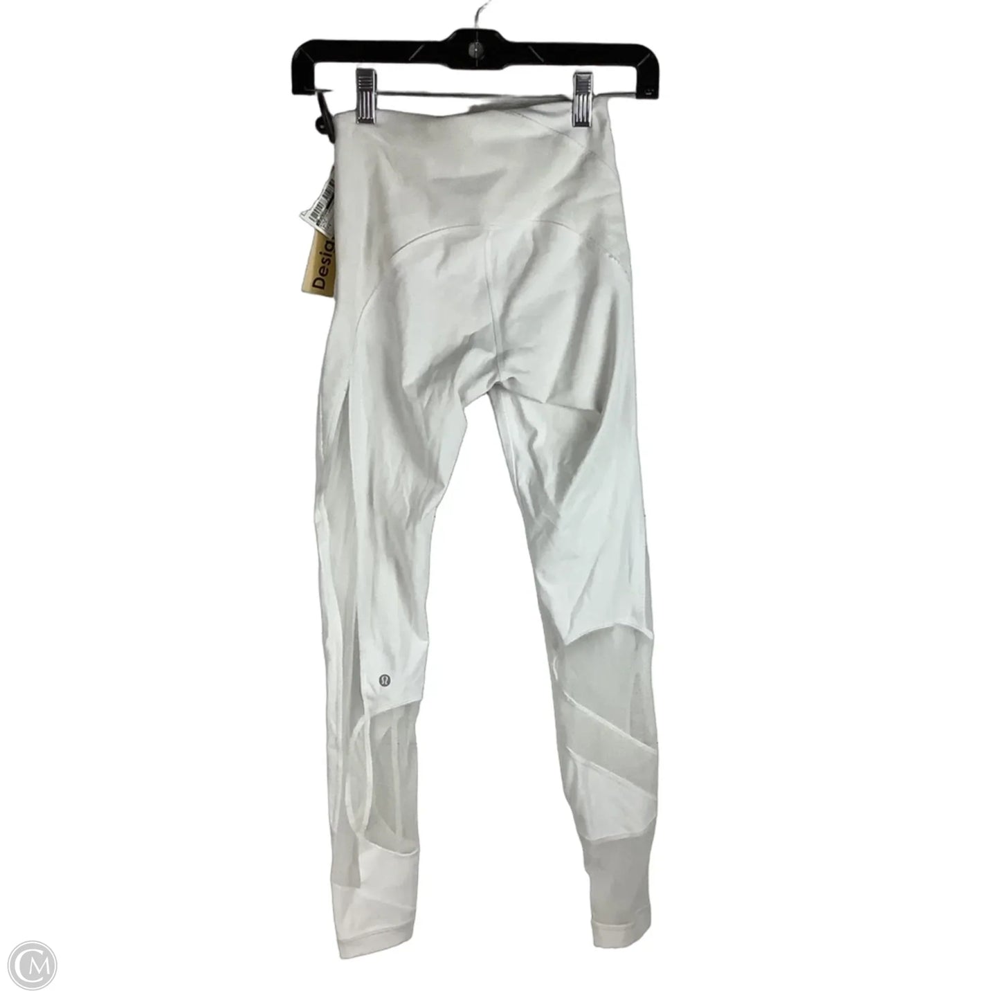 Athletic Leggings By Lululemon In White, Size: 4