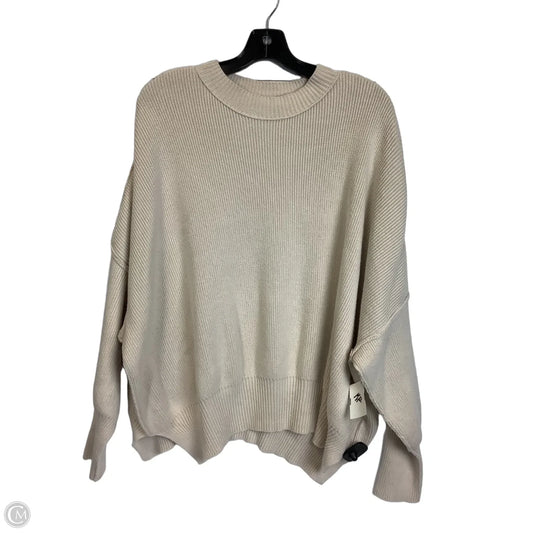 Sweater By Free People In Cream, Size: Xs