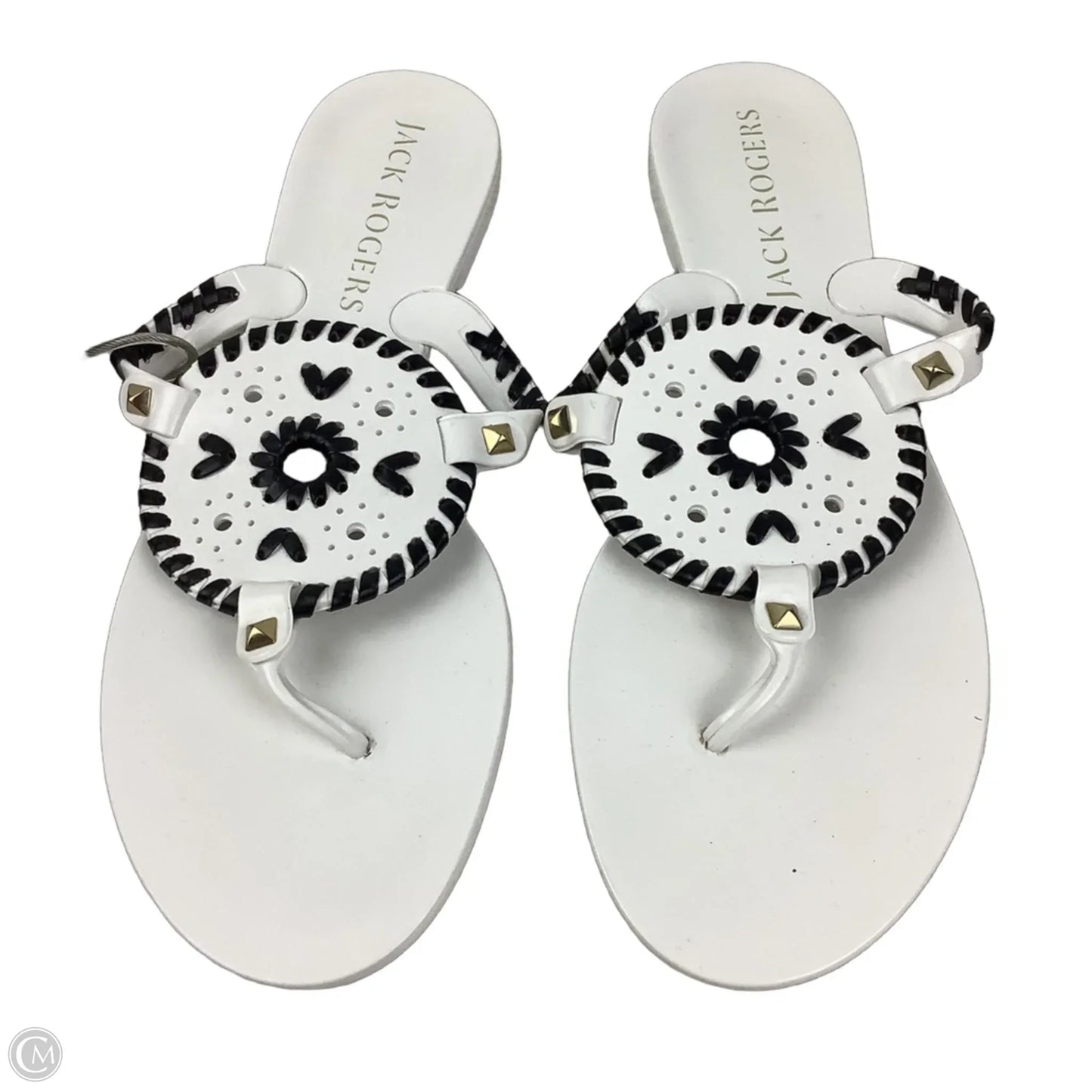 Sandals Flats By Jack Rogers In White, Size: 9