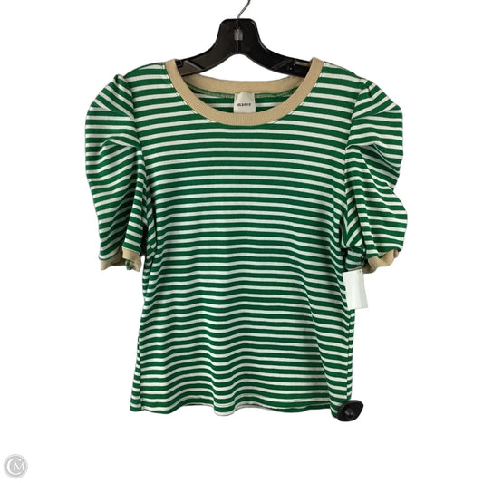 Top Short Sleeve By Maeve In Striped Pattern, Size: Xl