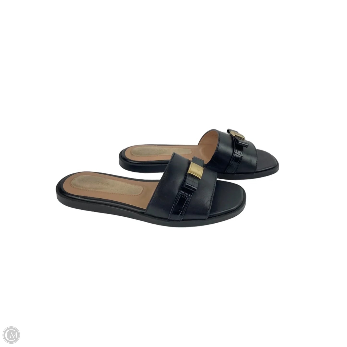 Sandals Flats By Cole-haan In Black, Size: 5.5
