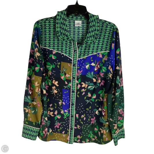 Top Long Sleeve By Cabi In Multi-colored, Size: M